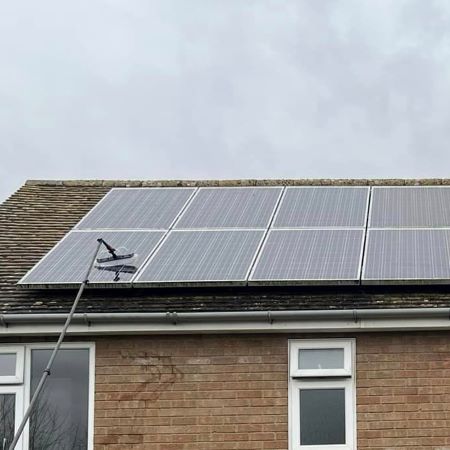 whitehills solar panel cleaning